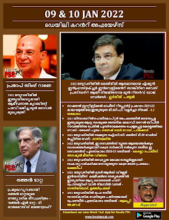 Daily Malayalam Current Affairs 09-10 Jan 2022