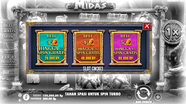 Free Spins Murah Meriah di Slot The Hand of Midas - Pragmatic Play