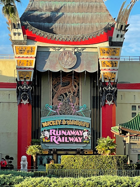 Mickey and Minnie's Runaway Railway Ride Entrance Disney's Hollywood Studios Chinese Theater