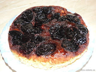 Tarta cu prune reteta la tigaie zepter retete desert dulce fresh prajitura intoarsa tarte cu fructe si pandispan,