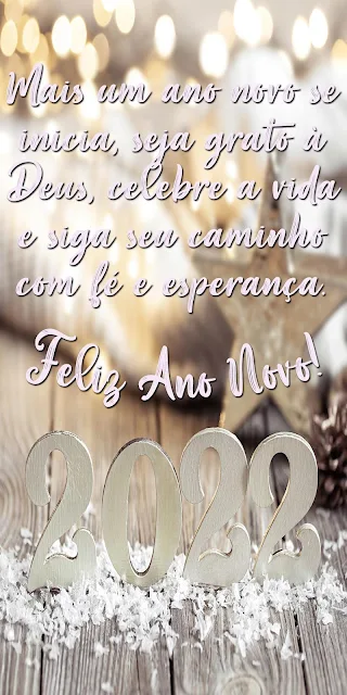 Linda Frase de Ano Novo Celebre a Vida