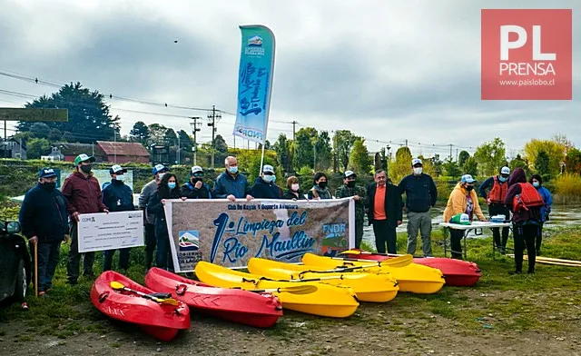 Limpieza del río Maullín