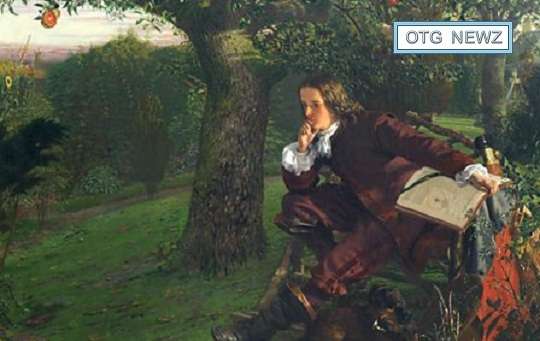 A historical event In which an apple fell on Isaac Newton's head, is it true or false?