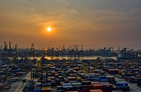 Sea Port in Portugal