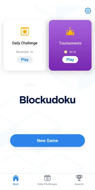 لعبة Blockudoku block puzzle game | لعبة بازل المربعات والأشكال المختلفة والتحديات اليومية ألعاب بازل