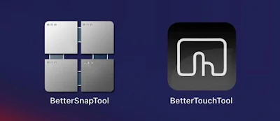 BetterSnapToolとBetterTouchToolのアイコン