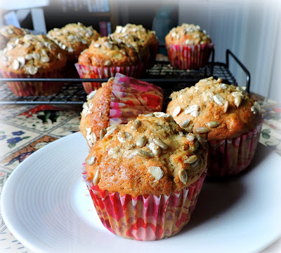 Oat, Apple & Sunflower Seed Muffins