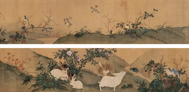 Elegante y cuidadosa, la técnica gōngbǐ se vinculará a menudo al refinamiento y la complacencia de la vida cortesana.