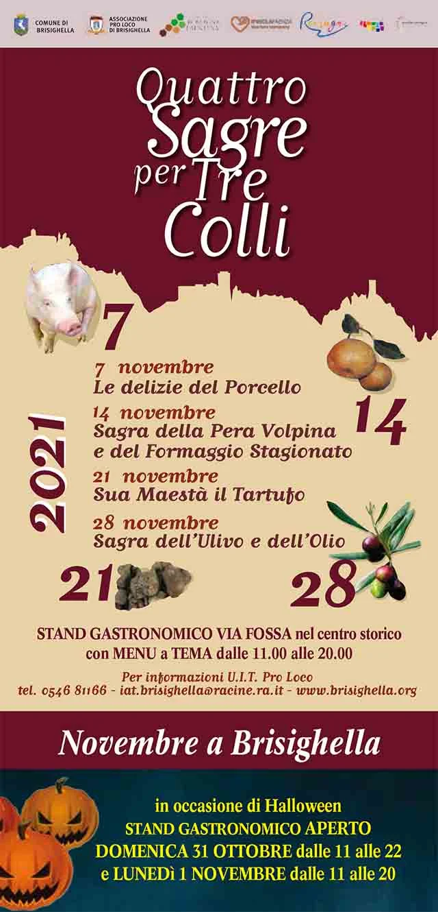 Quattro Sagre per Tre Colli a Brisighella