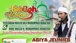 Abiya Jeunieb Akan Isi Tabligh Akbar di Masjid Haji Muhammad Hanafiah, Catat Jadwalnya