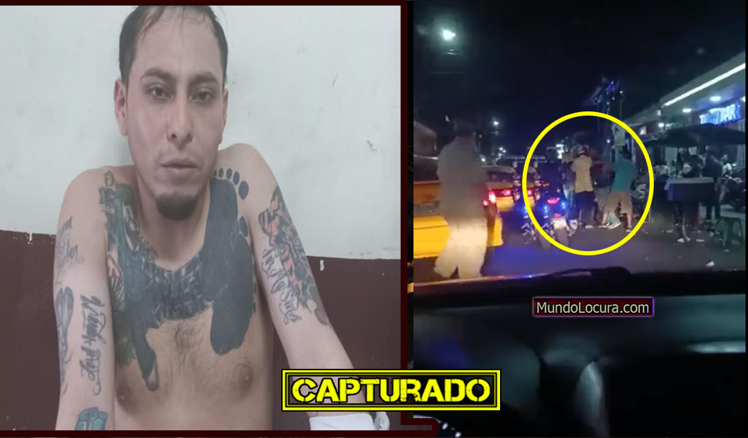 El Salvador: Capturan a pandillero de la MS-13 involucrado en una pelea en la calle Chaparrastique, San Miguel