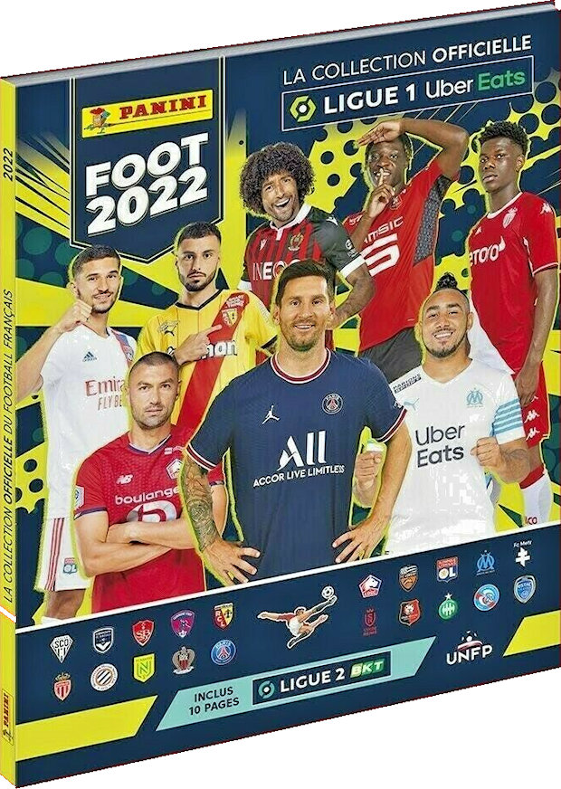 Album Panini foot 2022 - La collection officielle Ligue 1 Uber
