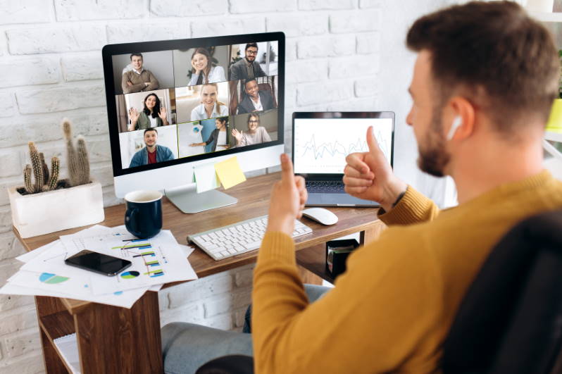 Videoconferencia Zoom licencia Adobe Stock para Homodigital