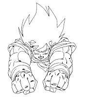 Son Goku coloring page