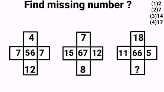 Missing number Reasoning SSC CGL all questions and answers