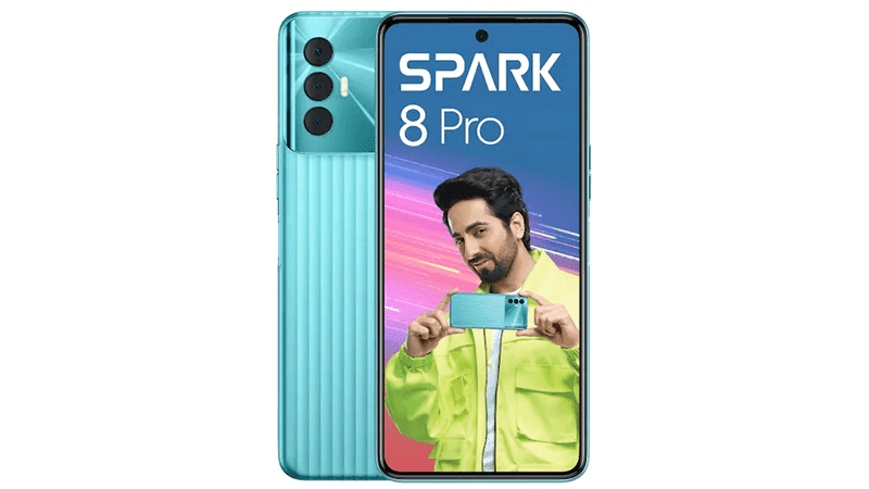 TECNO SPARK 8 Pro 4GB with 33W fast charging announced