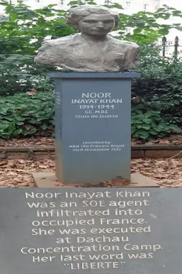 Noor Inayat Khan,Nora baker,noor inayat timeline, noor inayat khan alias 2nd world war,noor inayat khan movie 2020, noor inayat khan statue.