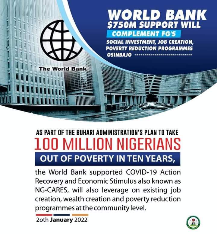 Today March 7, 2022: All States Link Address To Apply World Bank NG-CARES Grant