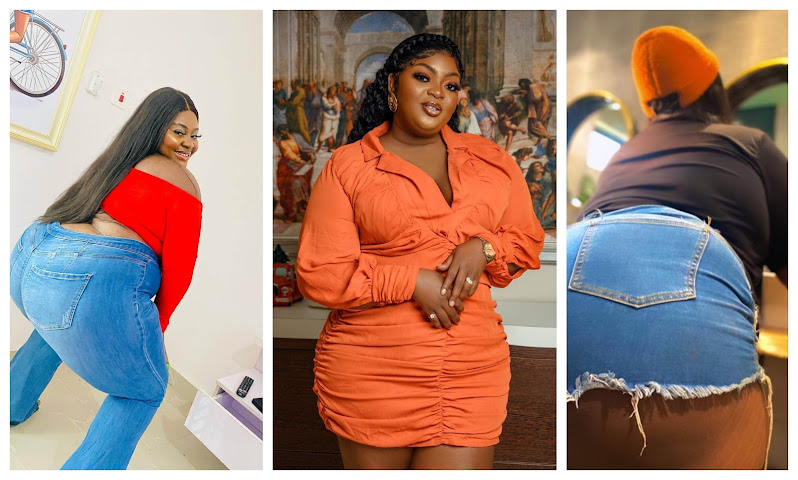 Lady calls out Actress Eniola Badmus for posting a curvy Lady photo and claiming its hers