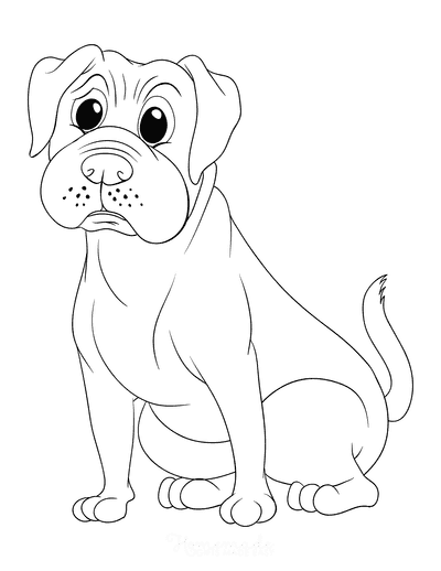 Free dog types coloring pages for kids and adults