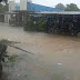 Alagamento na rua Isaias Costa, no Santa Rosa, em Tabatinga, AM