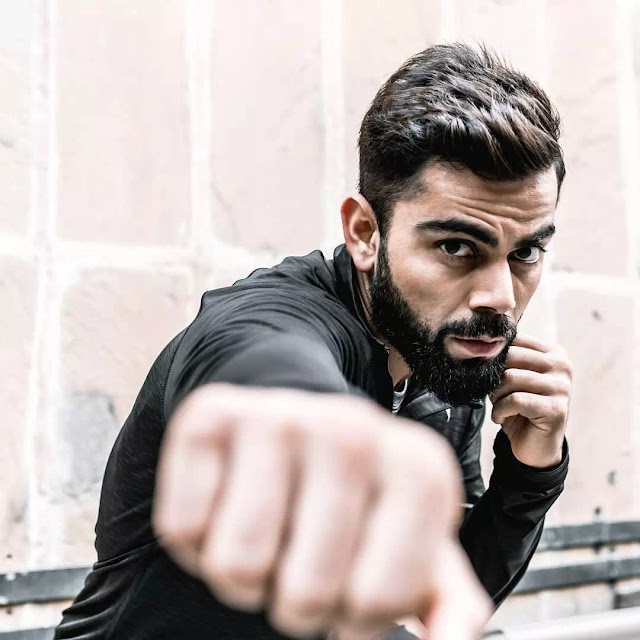 Virat Kohli Layered Hairstyle