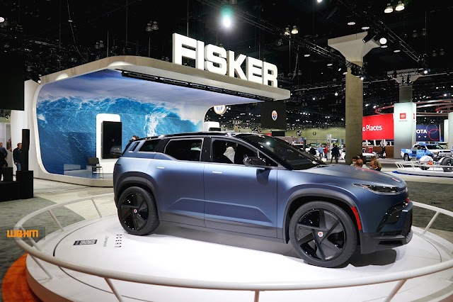 Many Aspects of Fisker All Electrical Car, Ocean, at LA Auto Show 2021 @LAAutoShow #laas 