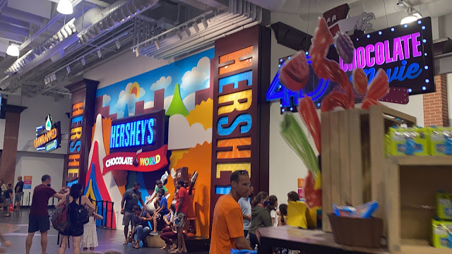 Hershey 4D Movie Entrance Sign Hershey's Chocolate World Pennsylvania