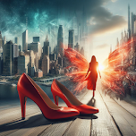 Echoes of Faith: Red Shoes Empower