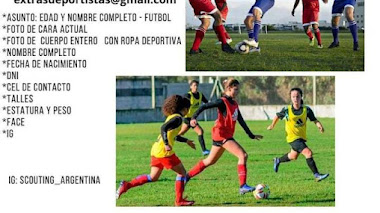 CASTING en BS AS: Se buscan HOMBRES y MUJERES futbolistas de 21 a 28 años para EXTRAS