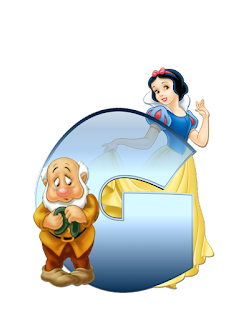 Abecedario de Blancanieves con los Enanitos.