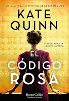 El código rosa de Kate Quinn, novela histórica, segunda guerra mundial, ficción literaria