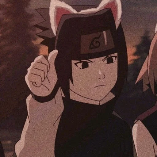 صور افتار شخصية ساسكي اوتشيها من انمي ناروتو - هوى ملون