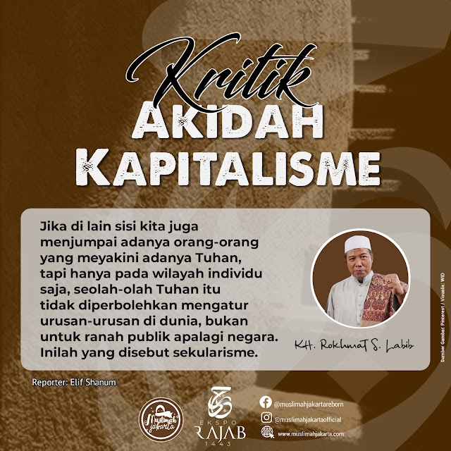 Reportase “Kritik Akidah Kapitalisme. ”