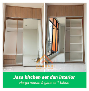 jasa pembuatan lemari pakaian dan kitchen set