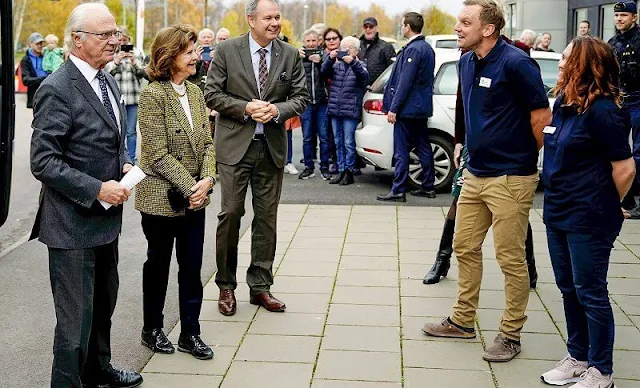 King Carl Gustaf and Queen Silvia's visit took place in Laholm, Skummeslov and Halmstad