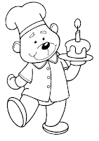 Bear baker drawing