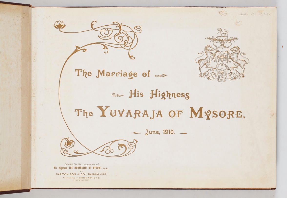 Mysuru (Mysore) Royal Wedding of Yuvaraja Kanteerava Narasimharaja Wadiyar, Mysuru (Mysore), Karnataka, India | Indian Royal Wedding | Rare & Old Vintage Photos (1910)