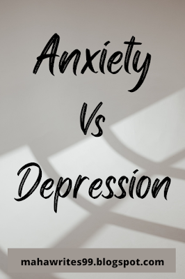 Anxiety Vs Depression