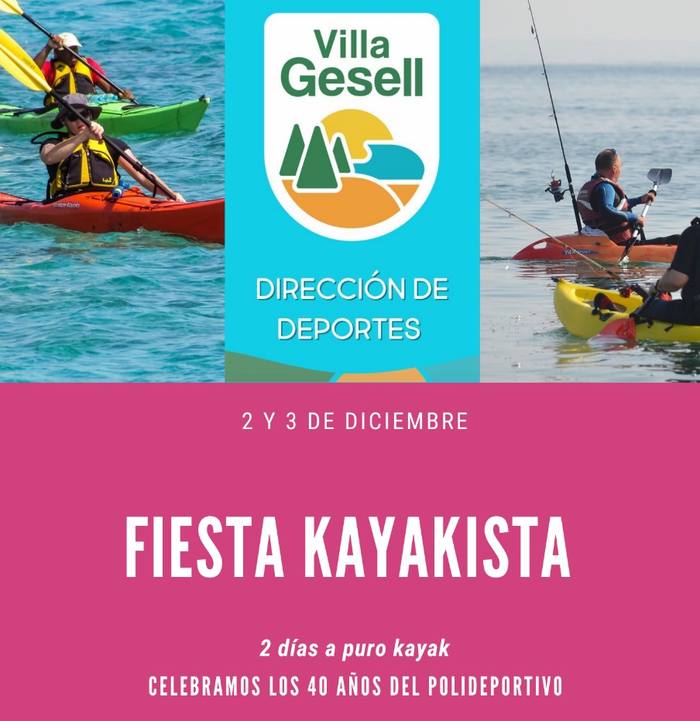 Villa Gesell Diciembre 2023, Fiesta Kayakista