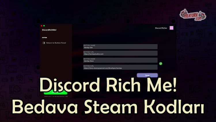 Discord Rich Me! - Bedava Steam Kodları