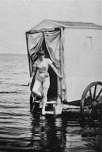 A lady would be wheeled out to water in one of these carriages so...