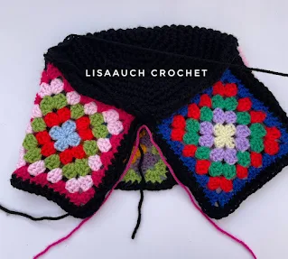 Granny square hat Free crochet pattern