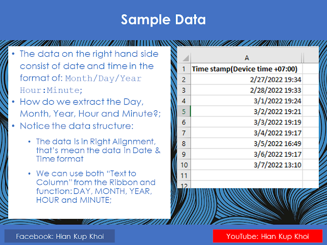 How to Extract Date and Time in Excel