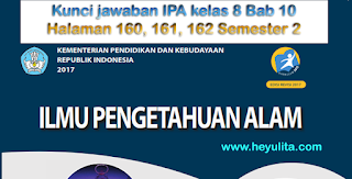 Kunci jawaban IPA kelas 8 halaman 160, 161, 162 Semester 2