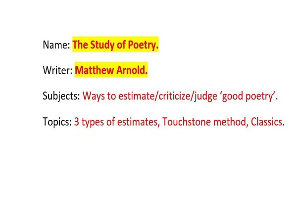 The Study of Poetry Analysis, Try Dot Fulfill