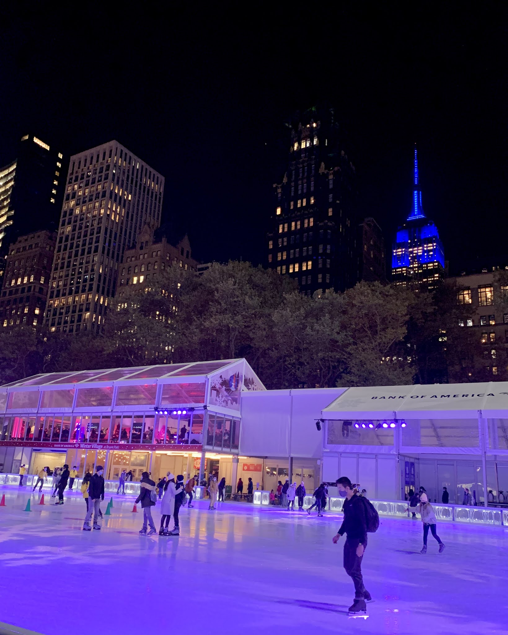 Bryant Park Ice Skating RInk, New York City | Ms. Toody Goo Shoes