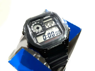 Jam Tangan Casio Digital AE-1200WH-1AVDF Standar Series Original Like New