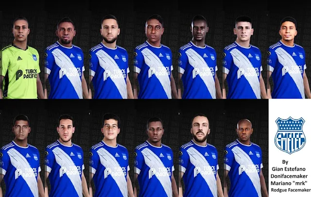 Club Sport Emelec Facepack For eFootball PES 2021