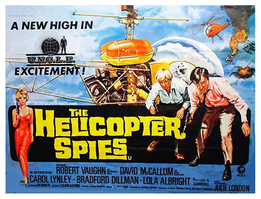 David McCallum in The Helicopter Spies